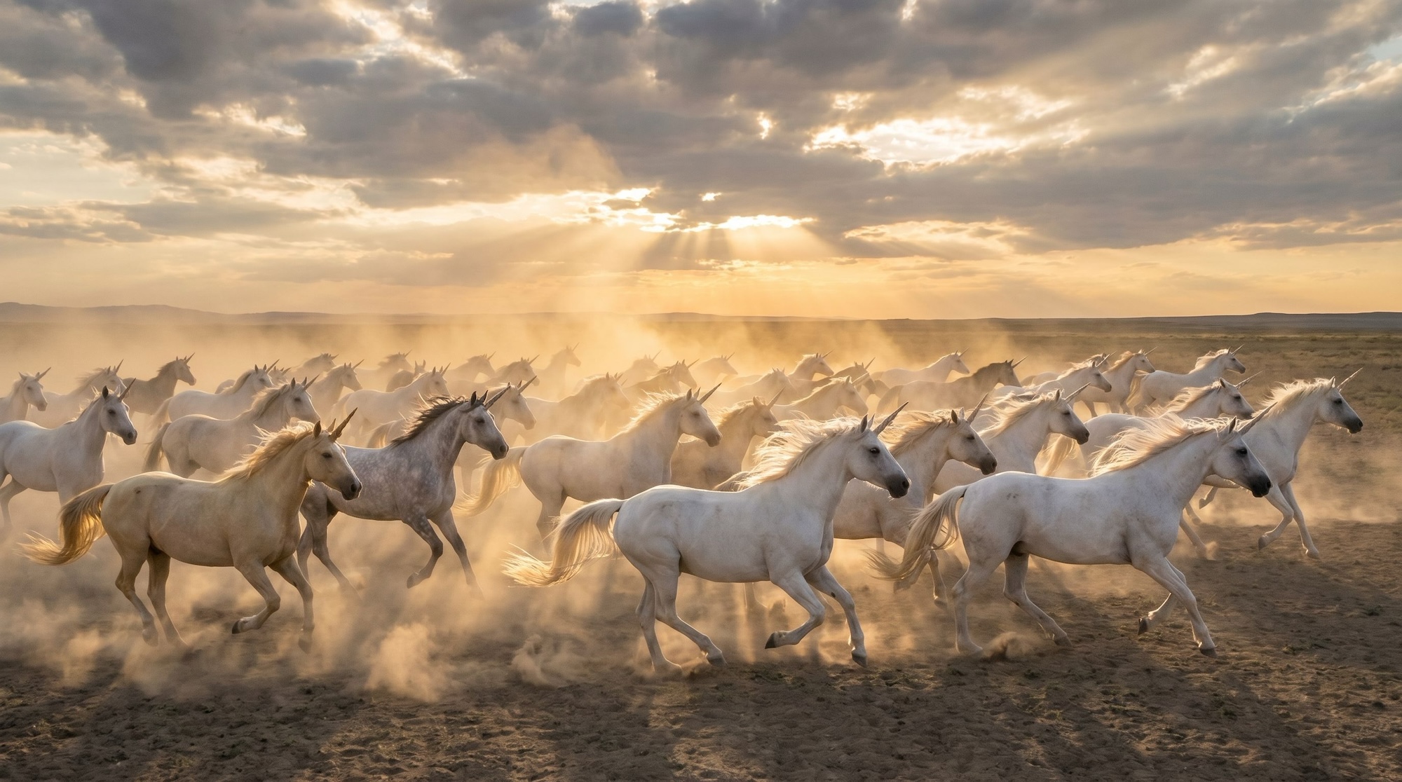 A herd of unicorns